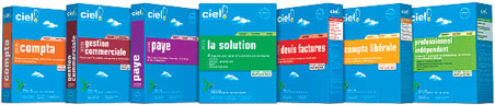 la gamme de logiciels ciel