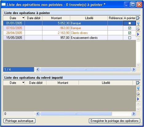 ciel compta 2006: le pointage par ETEBAC 3