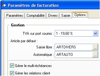 ciel gestion commerciale: parametrage de relance