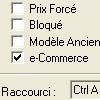 ciel point de vente: fiche article avec raccourci-clavier