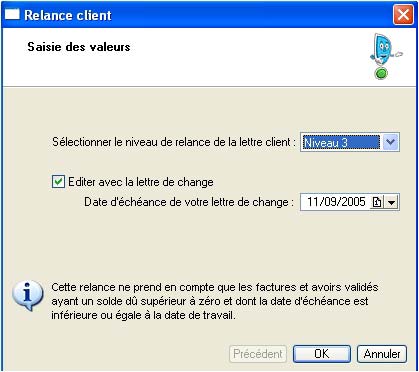 Ciel gestion commerciale : les niveaux de relance Ciel gestion commerciale : les niveaux de relance