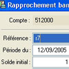 le rapprochement bancaire dans ciel compta 2006