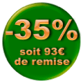 35 % de remise !