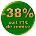 38 % de remise !