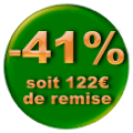 41 % de remise !