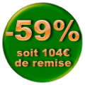 59 % de remise !