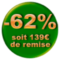 60 % de remise !