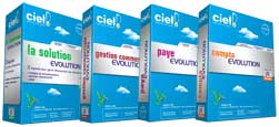 logiciel ciel compta, gestion et paye evolution -R